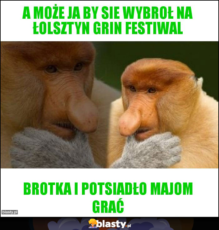 A może ja by sie wybroł na Łolsztyn Grin festiwal A może ja by sie wybroł na Łolsztyn Grin festiwal