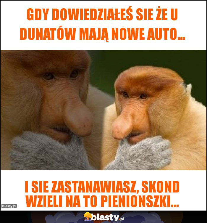 Gdy dowiedziałeś sie że u Dunatów mają nowe auto...