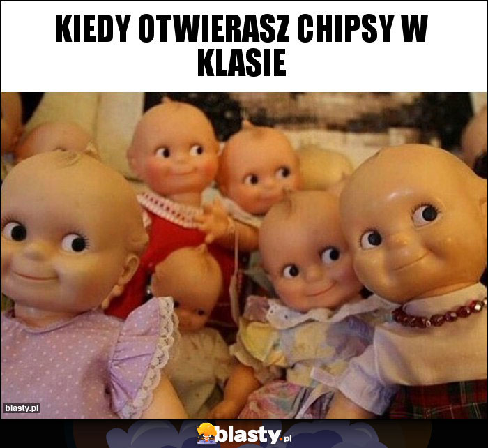 Kiedy otwierasz chipsy w klasie Kiedy otwierasz chipsy w klasie