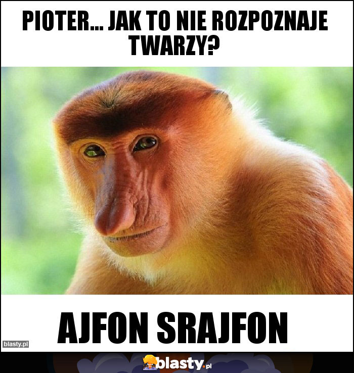 Pioter... Jak to nie rozpoznaje twarzy? Pioter... Jak to nie rozpoznaje twarzy?