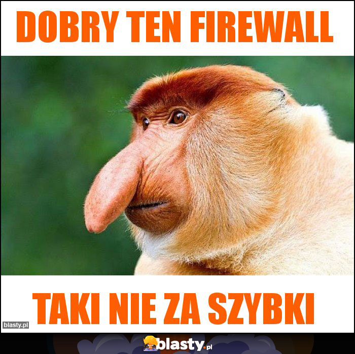 Dobry ten firewall Dobry ten firewall