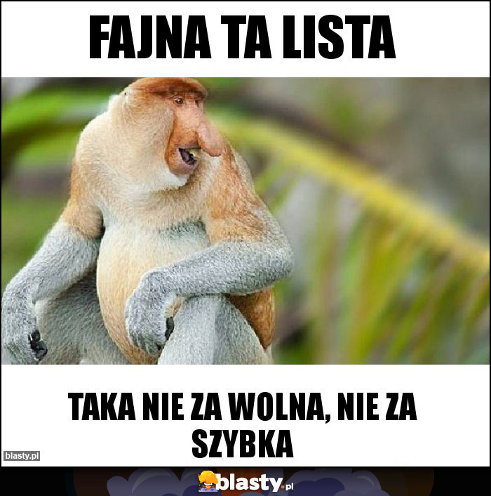 Fajna ta lista Fajna ta lista