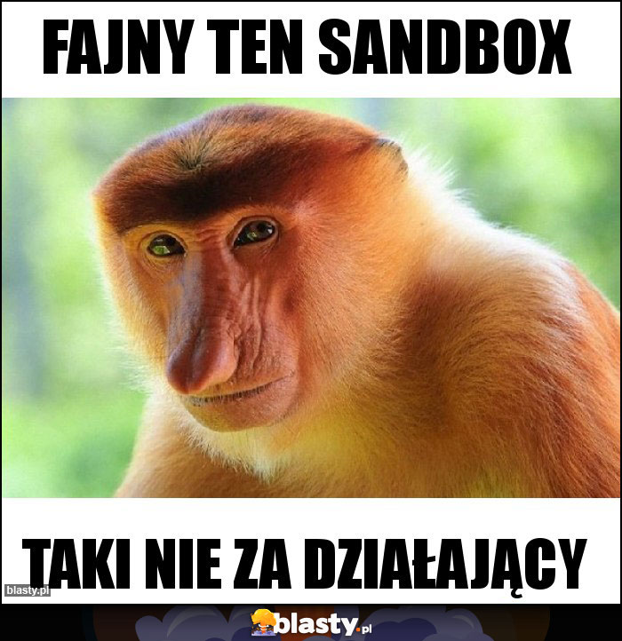 Fajny ten sandbox Fajny ten sandbox