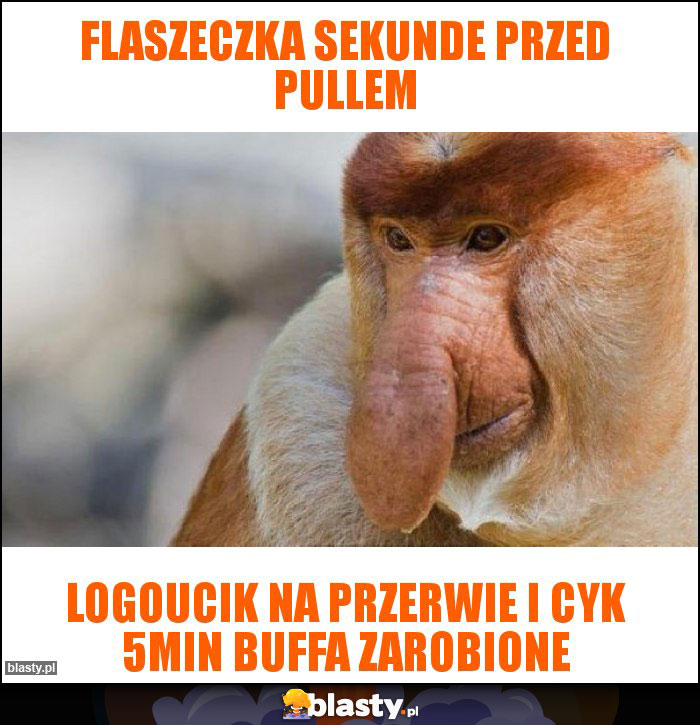 Flaszeczka sekunde przed pullem Flaszeczka sekunde przed pullem