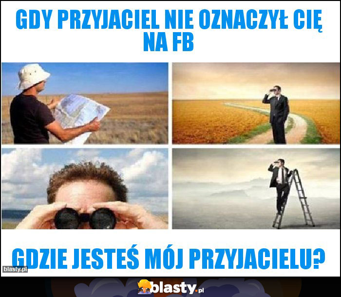Gdy przyjaciel nie oznaczył Cię na fb