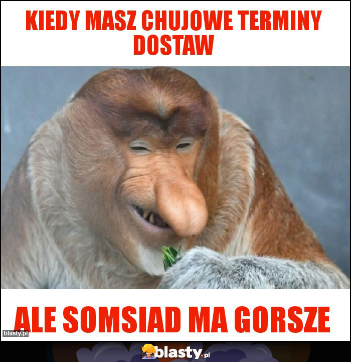 Kiedy masz chujowe terminy dostaw Kiedy masz chujowe terminy dostaw