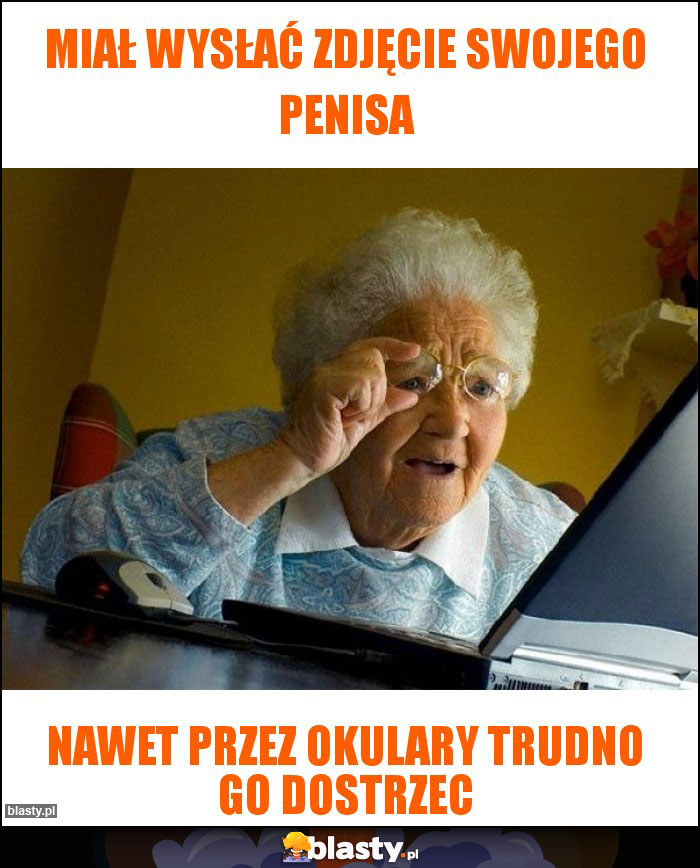 Miał wysłać zdjęcie swojego penisa Miał wysłać zdjęcie swojego penisa