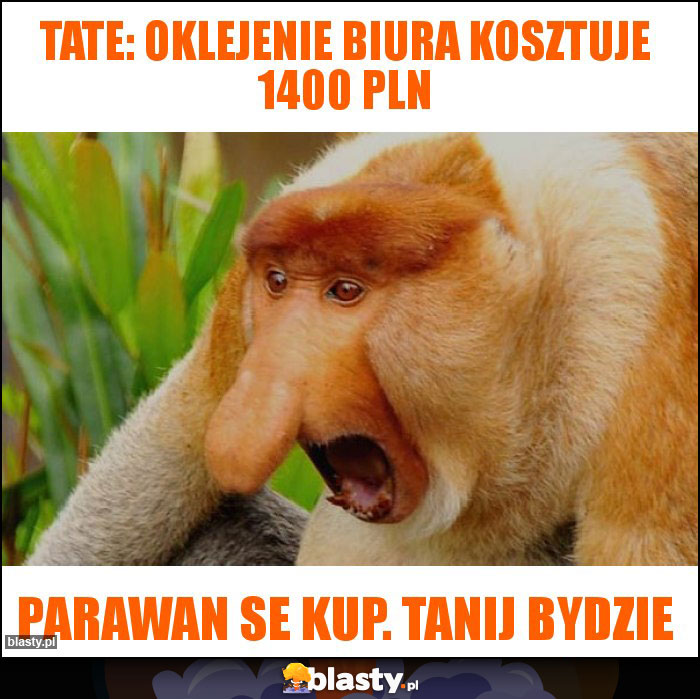 Tate: oklejenie biura kosztuje 1400 PLN Tate: oklejenie biura kosztuje 1400 PLN