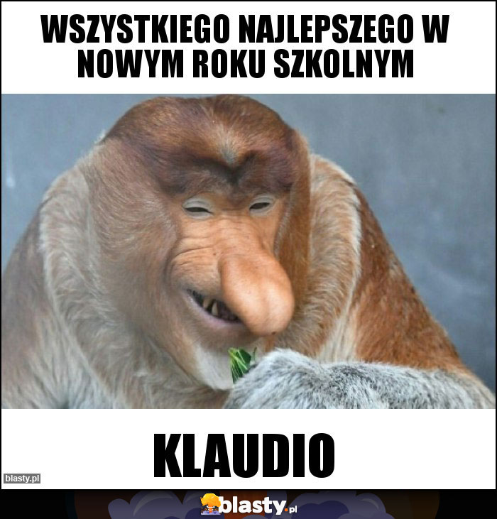 Wszystkiego najlepszego w nowym roku szkolnym Wszystkiego najlepszego w nowym roku szkolnym