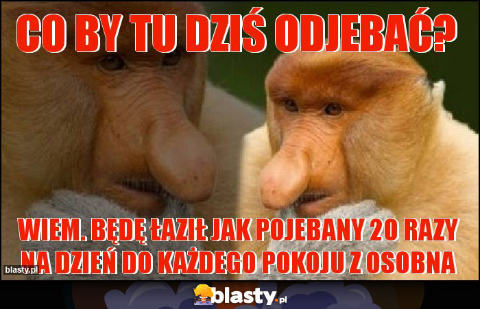 Co by tu dziś odjebać? Co by tu dziś odjebać?