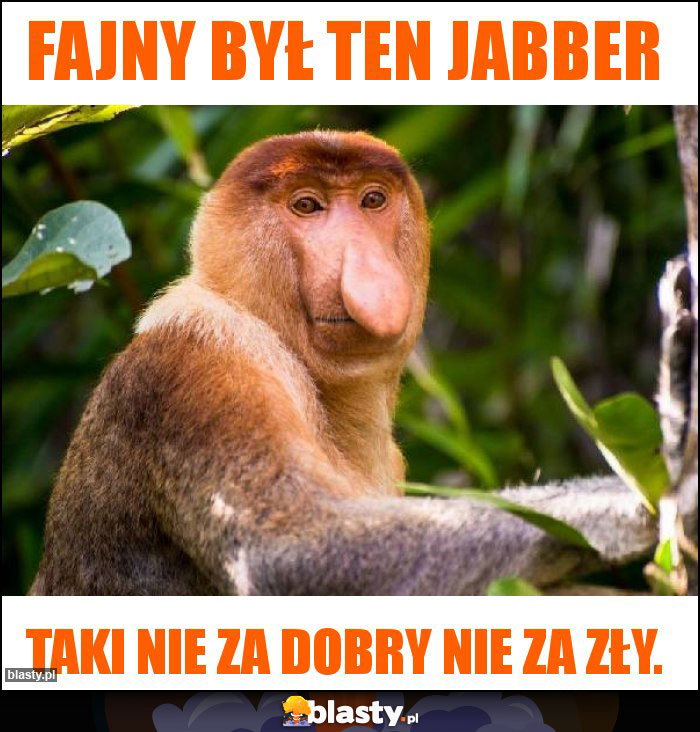 Fajny był ten jabber Fajny był ten jabber