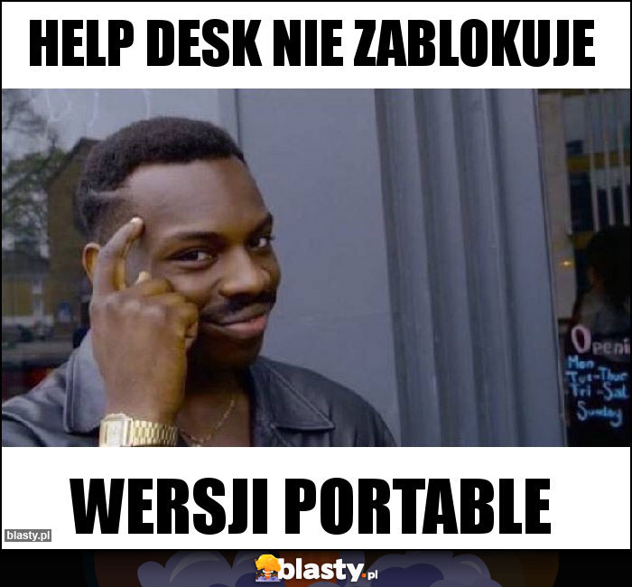 Help Desk nie zablokuje Help Desk nie zablokuje