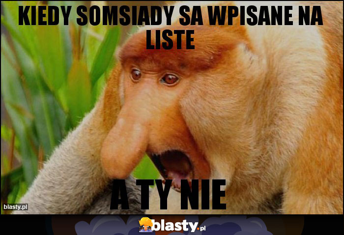 Kiedy somsiady sa wpisane na liste Kiedy somsiady sa wpisane na liste
