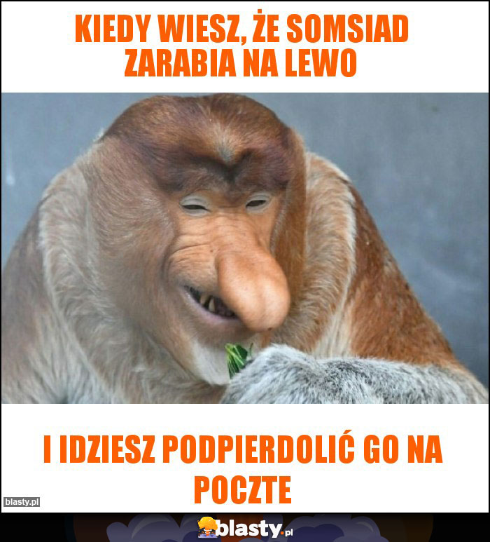 Kiedy wiesz, że somsiad zarabia na lewo Kiedy wiesz, że somsiad zarabia na lewo