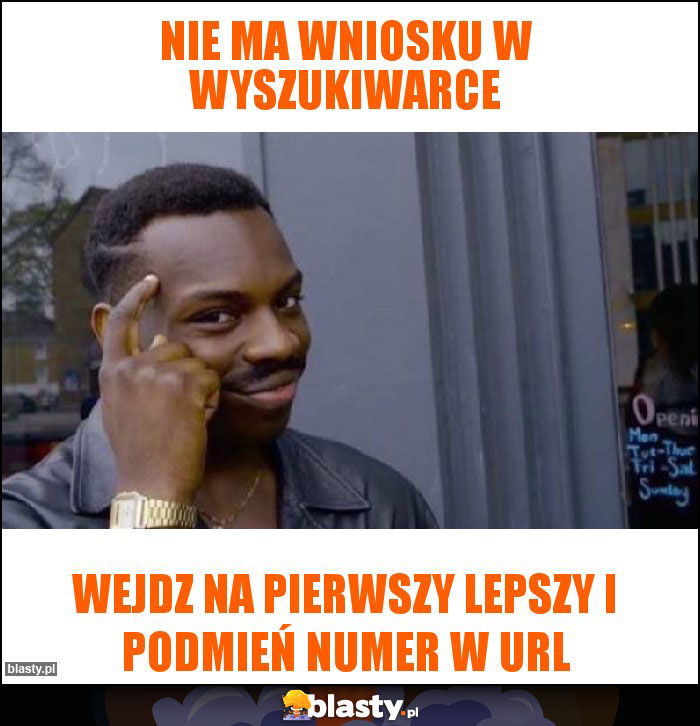Nie ma wniosku w wyszukiwarce Nie ma wniosku w wyszukiwarce