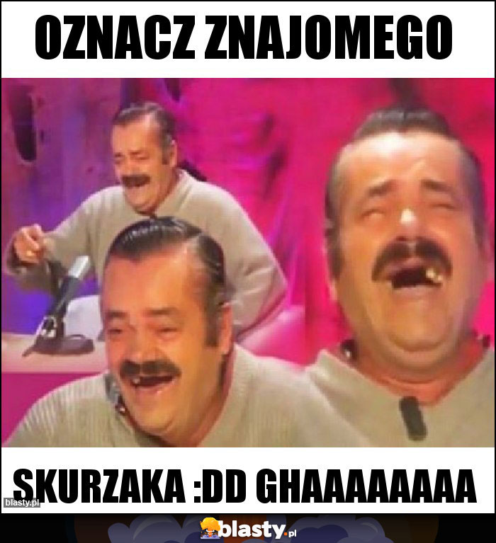 oznacz znajomego
