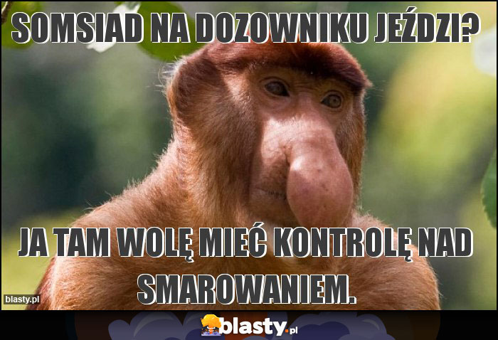 Somsiad na dozowniku jeździ? Somsiad na dozowniku jeździ?