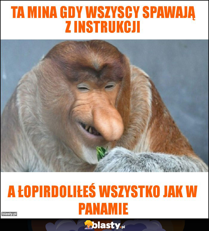 Ta mina gdy wszyscy spawają z instrukcji