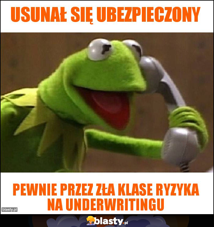 Usunał się ubezpieczony Usunał się ubezpieczony