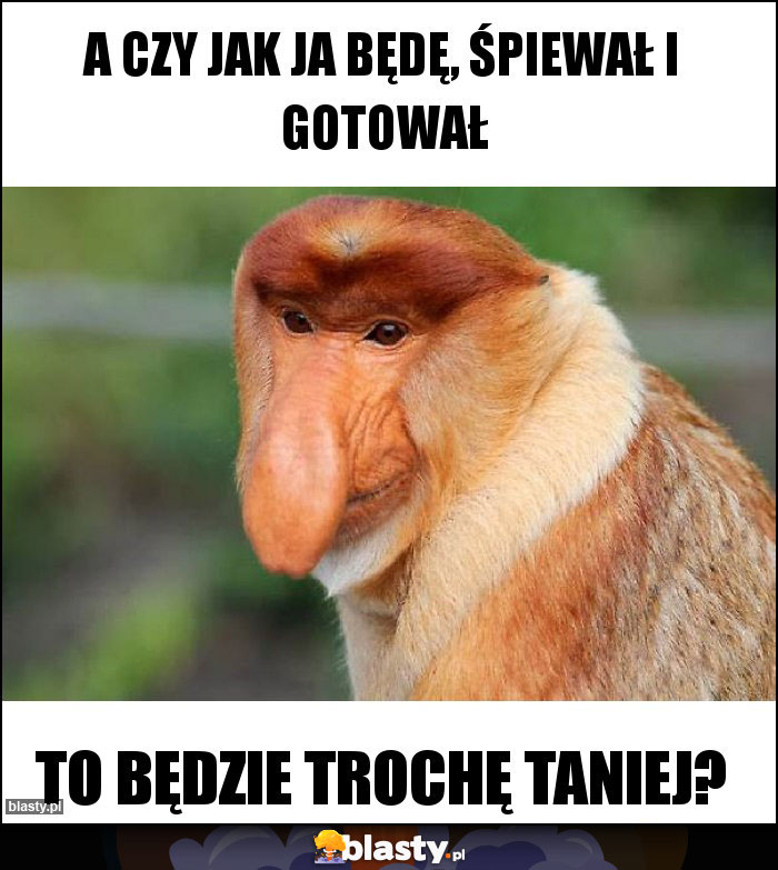 A czy jak ja będę, śpiewał i gotował A czy jak ja będę, śpiewał i gotował