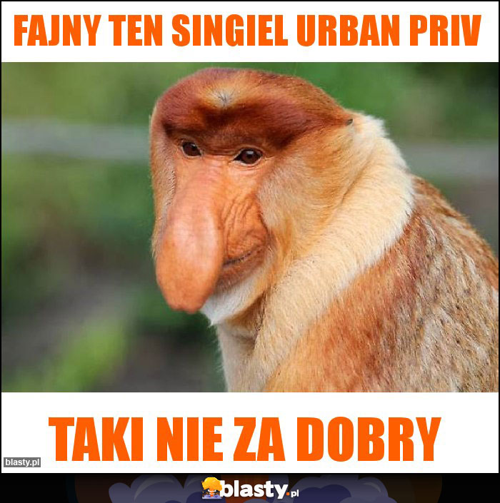 Fajny ten singiel Urban priv Fajny ten singiel Urban priv