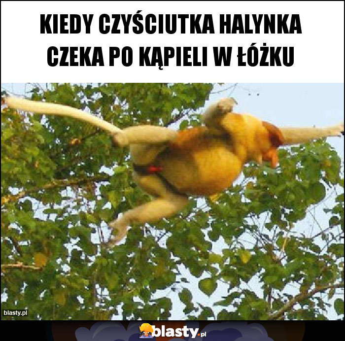 Kiedy czyściutka Halynka czeka po kąpieli w łóżku Kiedy czyściutka Halynka czeka po kąpieli w łóżku