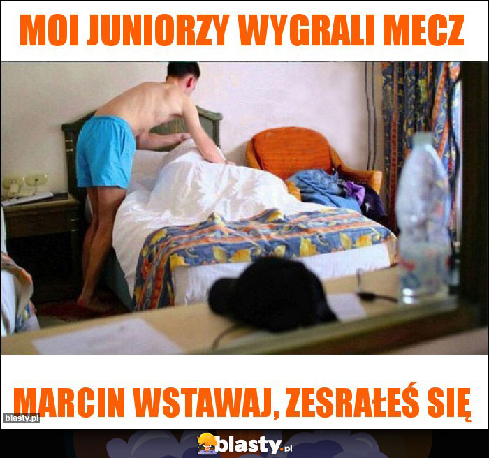 Moi juniorzy wygrali mecz Moi juniorzy wygrali mecz