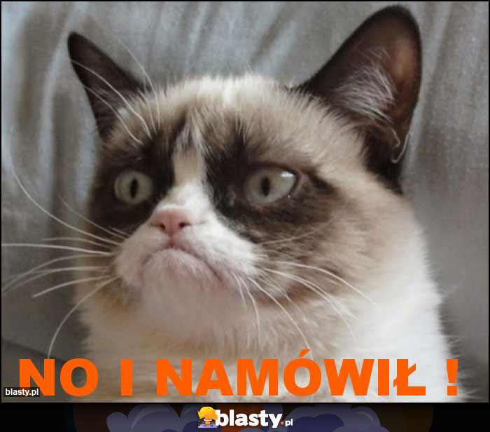 No i namówił ! No i namówił !