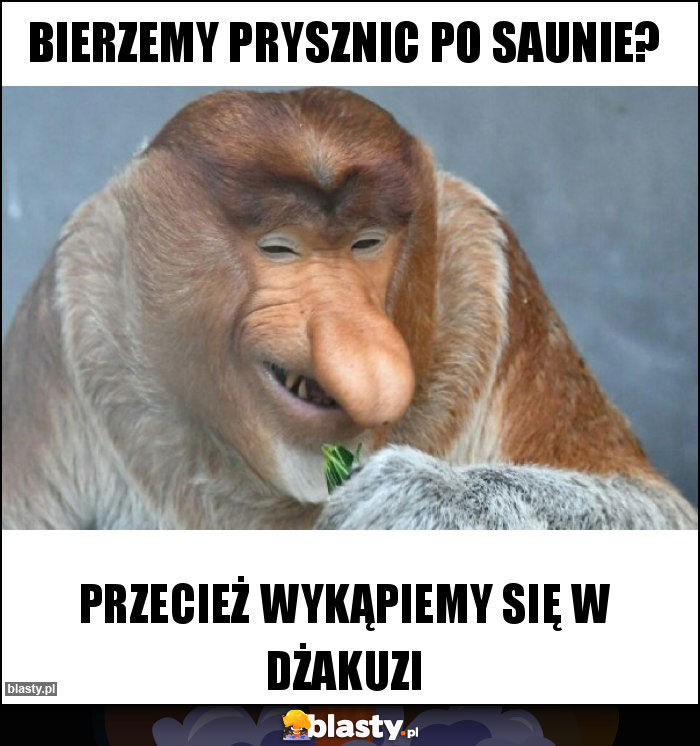 Bierzemy prysznic po saunie? Bierzemy prysznic po saunie?