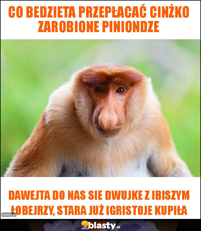 Co bedzieta przepłacać cinżko zarobione piniondze Co bedzieta przepłacać cinżko zarobione piniondze