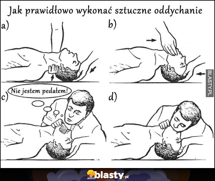 Czy wiesz jak prawidłowo wykonać sztuczne oddychanie?