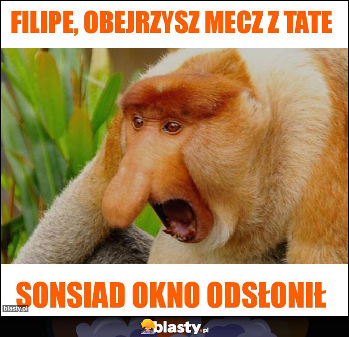 Filipe, obejrzysz mecz z tate Filipe, obejrzysz mecz z tate