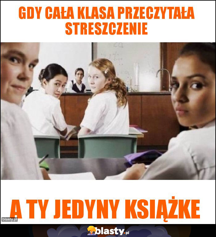 Gdy cała klasa przeczytała streszczenie