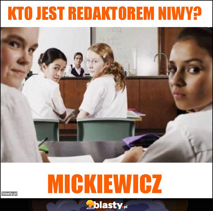 Kto jest redaktorem niwy? Kto jest redaktorem niwy?