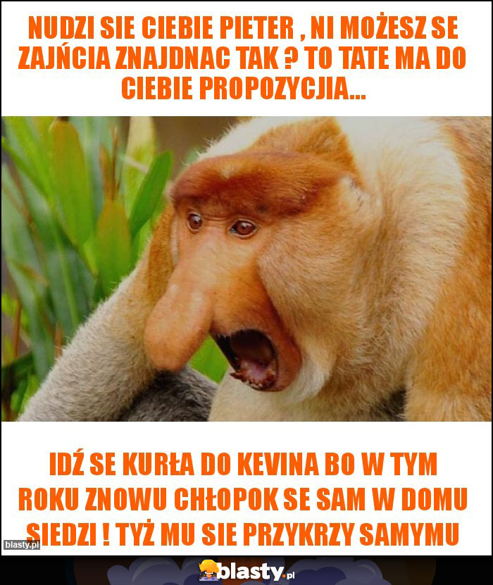 Nudzi sie ciebie Pieter , ni możesz se zajńcia znajdnac tak ? To tate ma do ciebie propozycjia... Nudzi sie ciebie Pieter , ni możesz se zajńcia znajdnac tak ? To tate ma do ciebie propozycjia...