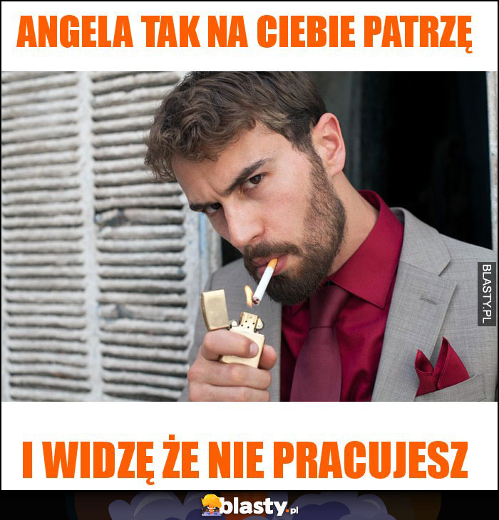 Angela tak na ciebie patrzę