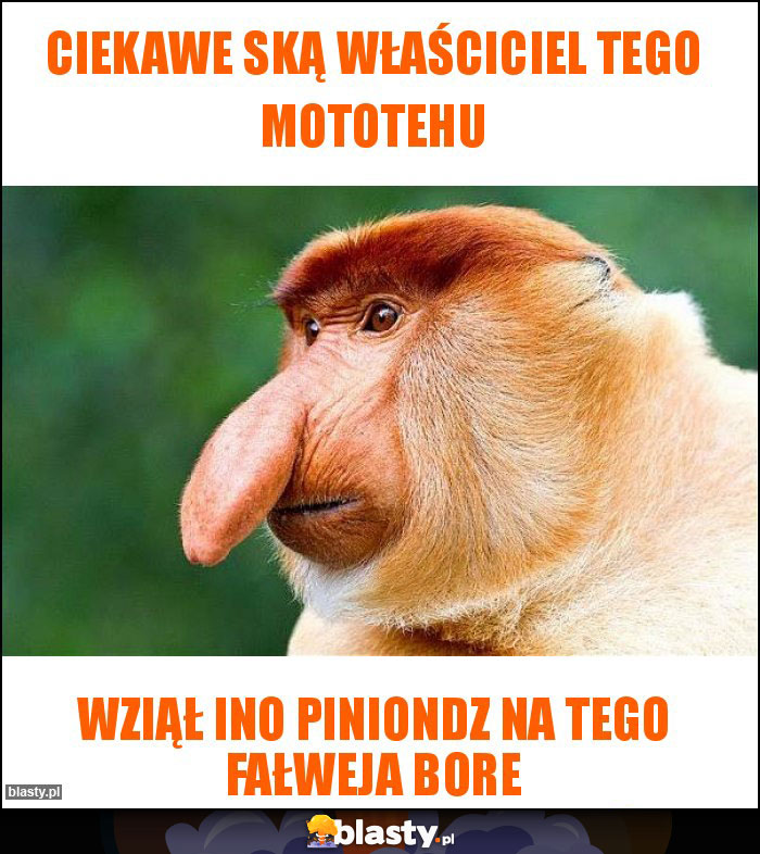 CIEKAWE SKĄ WŁAŚCICIEL TEGO MOTOTEHU CIEKAWE SKĄ WŁAŚCICIEL TEGO MOTOTEHU