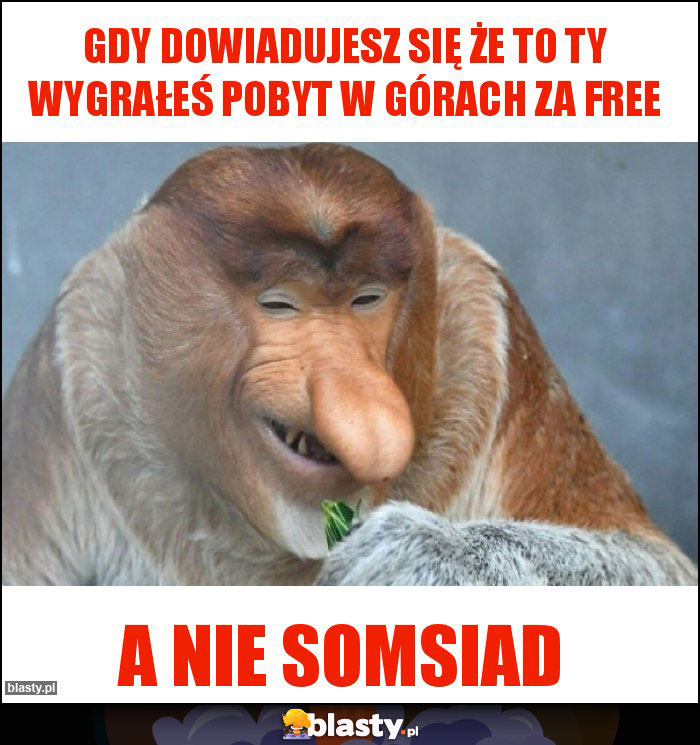 Gdy dowiadujesz się że to ty wygrałeś pobyt w górach za free Gdy dowiadujesz się że to ty wygrałeś pobyt w górach za free