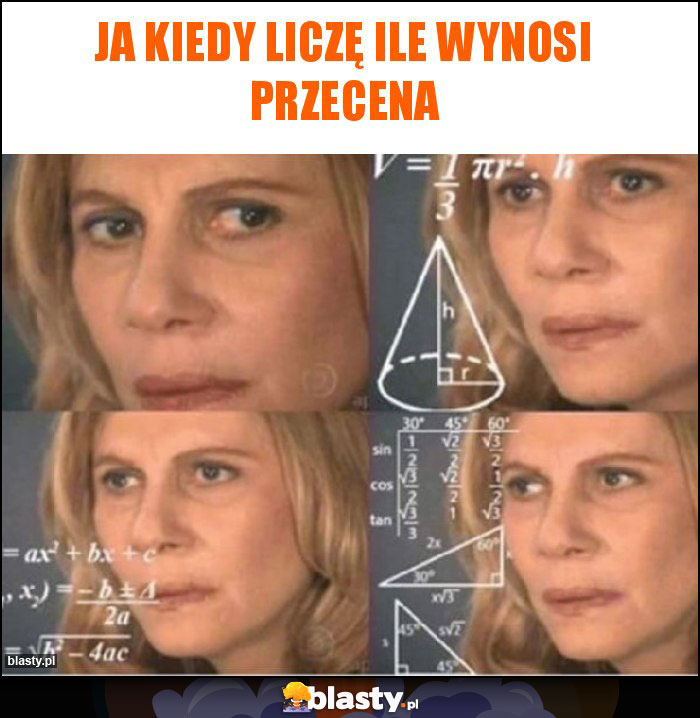 Ja kiedy liczę ile wynosi przecena