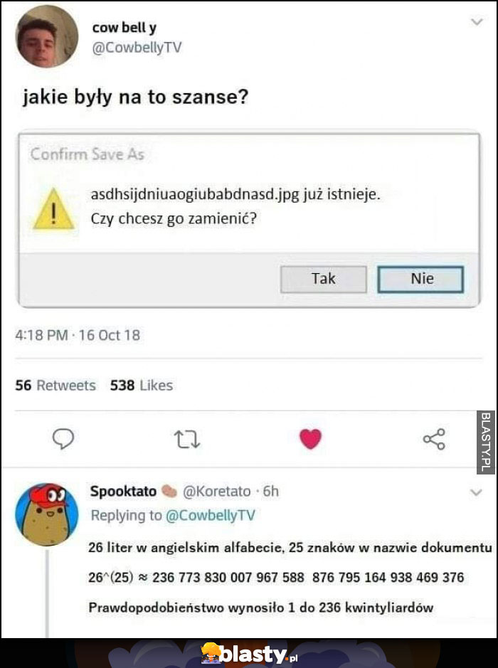 Jakie były na to szanse?