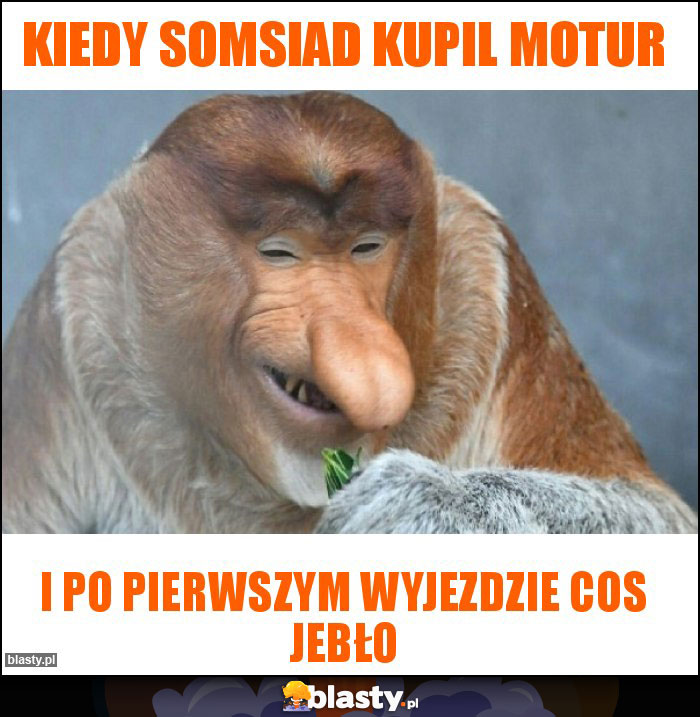 Kiedy somsiad kupil motur Kiedy somsiad kupil motur