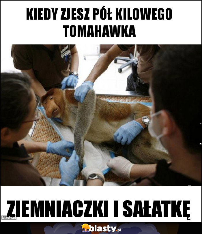 Kiedy zjesz pół kilowego tomahawka Kiedy zjesz pół kilowego tomahawka
