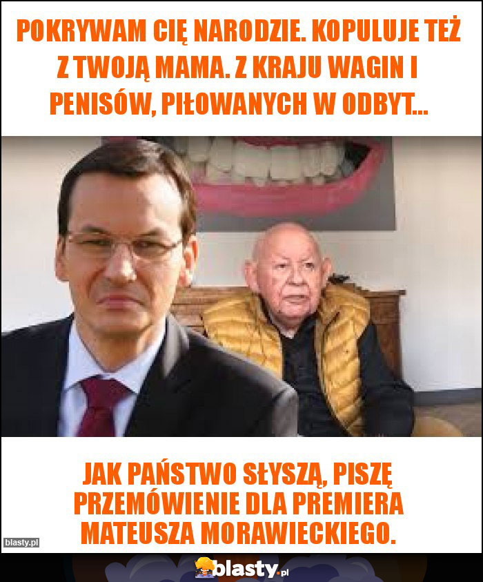 Pokrywam Cię narodzie. Kopuluje też z Twoją mama. Z kraju wagin i penisów, piłowanych w odbyt... Pokrywam Cię narodzie. Kopuluje też z Twoją mama. Z kraju wagin i penisów, piłowanych w odbyt...