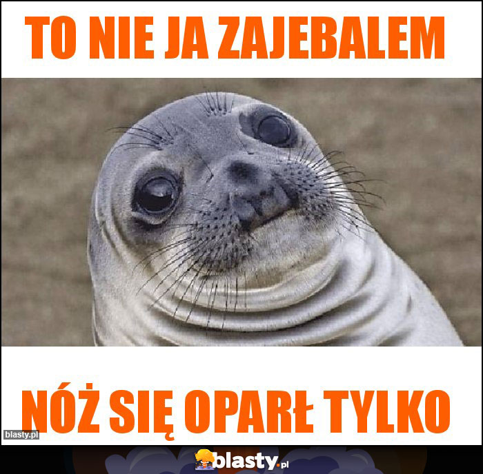 To nie ja zajebalem To nie ja zajebalem