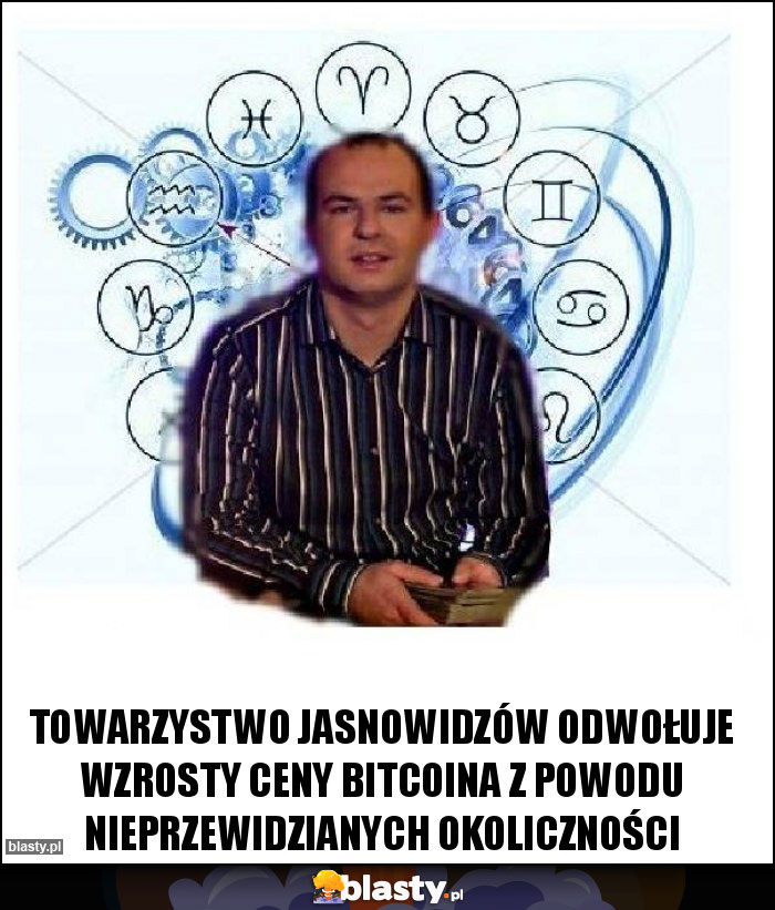 Towarzystwo jasnowidzów odwołuje wzrosty ceny bitcoina z powodu nieprzewidzianych okoliczności Towarzystwo jasnowidzów odwołuje wzrosty ceny bitcoina z powodu nieprzewidzianych okoliczności