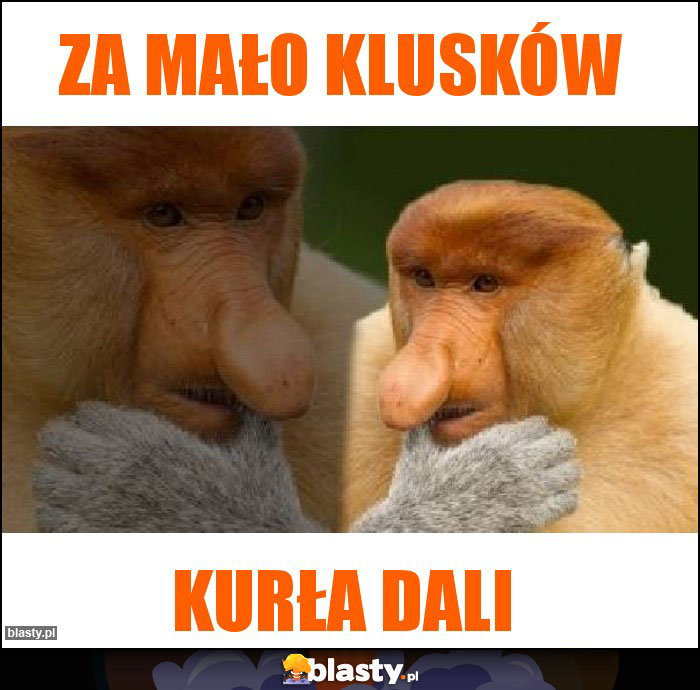 Za mało klusków Za mało klusków