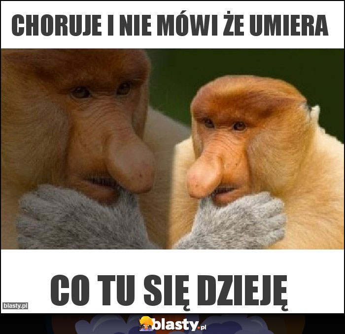 Choruje i nie mówi że umiera Choruje i nie mówi że umiera