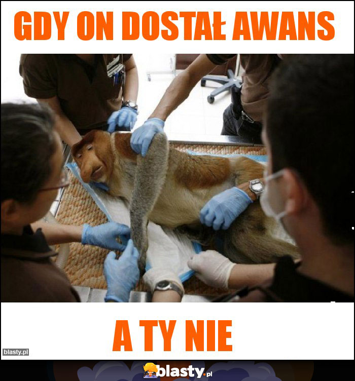Gdy on dostał awans Gdy on dostał awans