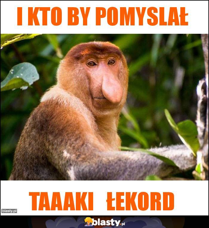 I KTO BY POMYSLAŁ I KTO BY POMYSLAŁ