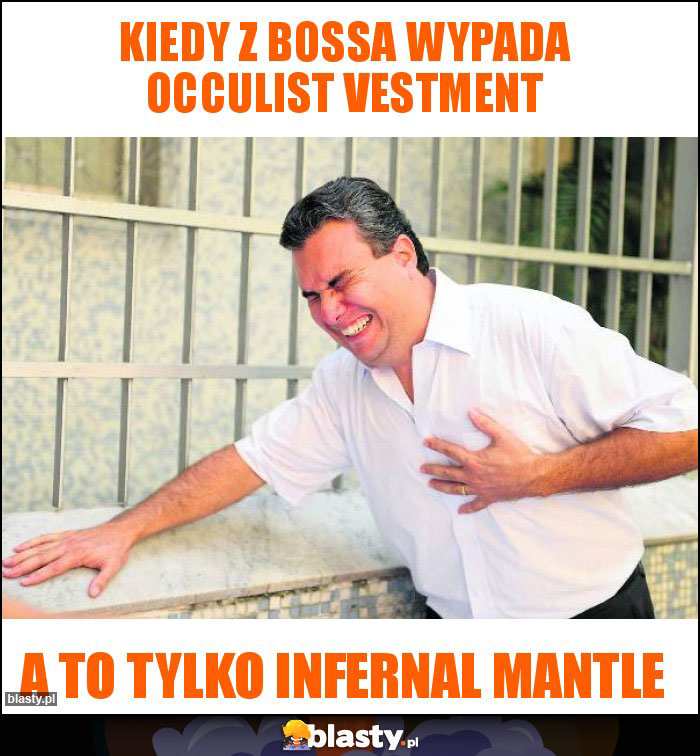 Kiedy z bossa wypada Occulist Vestment Kiedy z bossa wypada Occulist Vestment